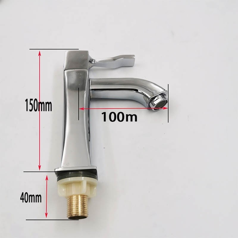 wholesale zinc-alloy wash tap bathroom single handle face basin faucet