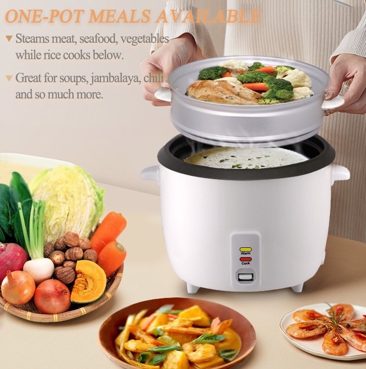 Stainless Steel 5 Liter 3 Liter 4L 6L Non-Stick Auto Keep Warm Electric Rice Cooker With Steamer