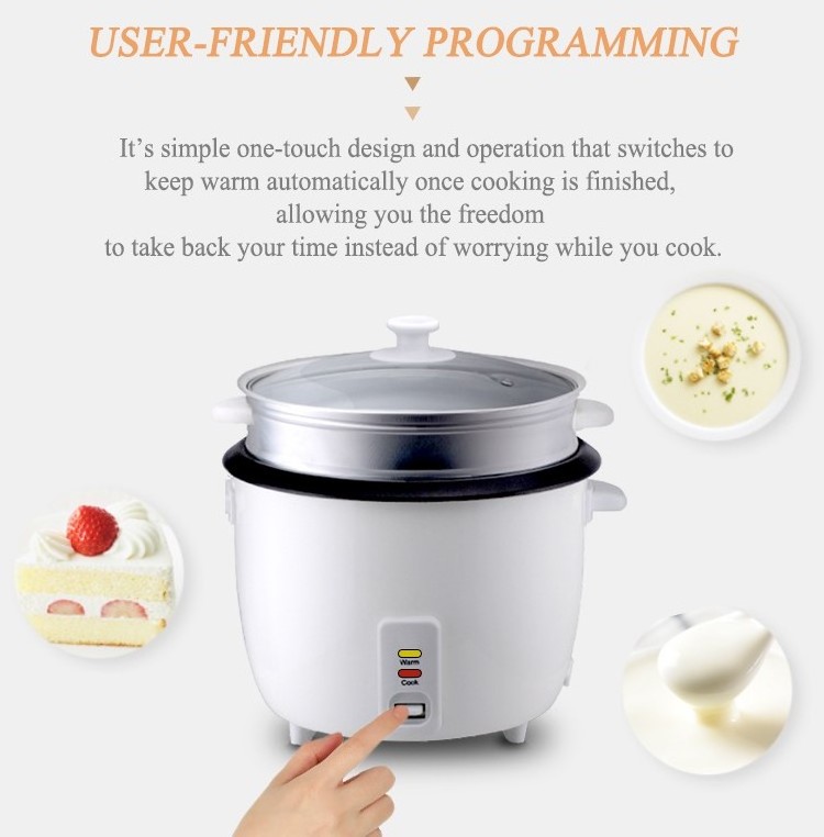 Stainless Steel 5 Liter 3 Liter 4L 6L Non-Stick Auto Keep Warm Electric Rice Cooker With Steamer