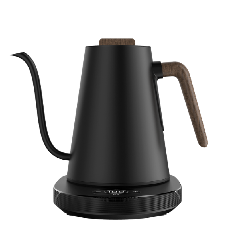 304 Stainless Steel 0.7L 100W Electric Gooseneck Kettle With 360 Degree Rotational Base