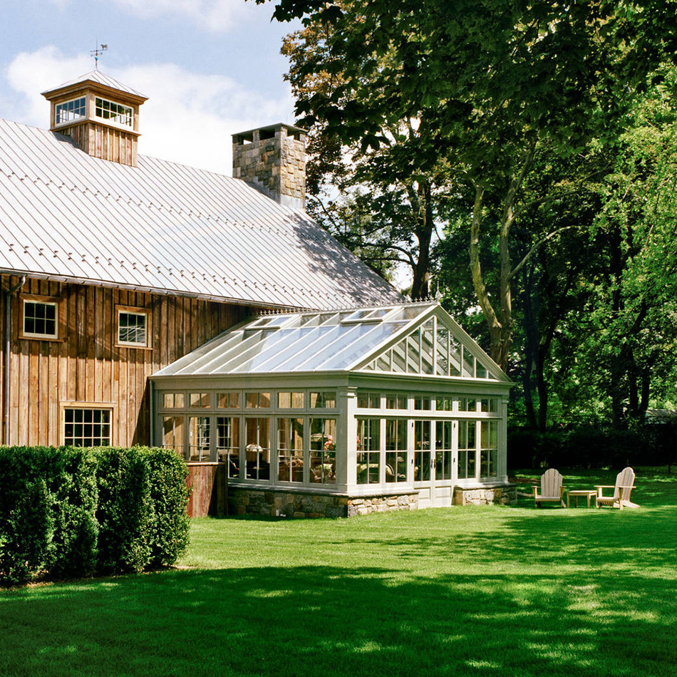 Outdoor Glass House Customized Winter Garden Free Standing Sunroom