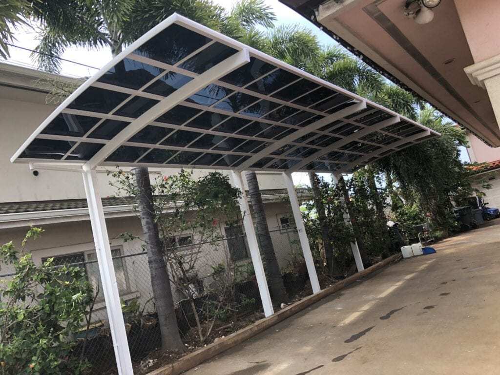 Canopies&carports,Garages Cantilever Type Aluminium solid Polycarbonate Car Shelter