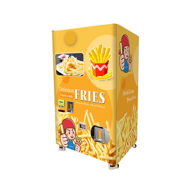 Price French Fries Vending Machine Automatic commercial Hot Fried Fry Potato Frish Making French Fries Vending Machine