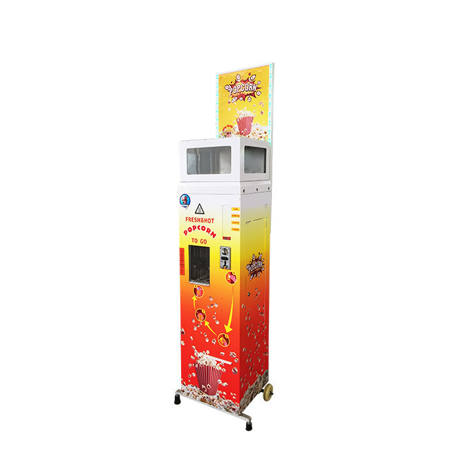 Lower Price Retro Popcorn Maker From China Factory POPCORN vending machine HM-PC-18