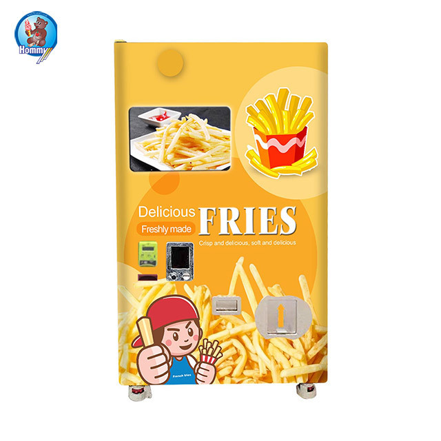 Price French Fries Vending Machine Automatic commercial Hot Fried Fry Potato Frish Making French Fries Vending Machine