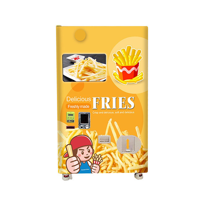 Price French Fries Vending Machine Automatic commercial Hot Fried Fry Potato Frish Making French Fries Vending Machine