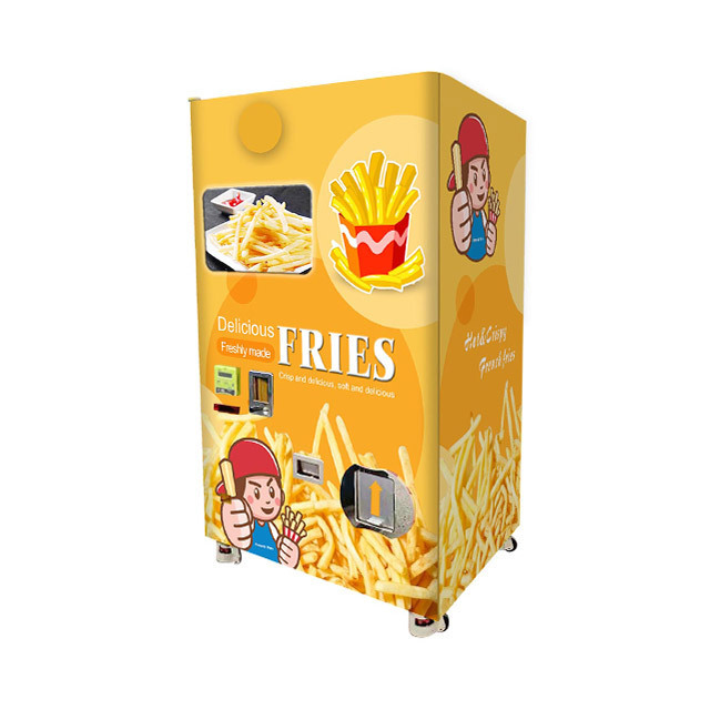 Price French Fries Vending Machine Automatic commercial Hot Fried Fry Potato Frish Making French Fries Vending Machine