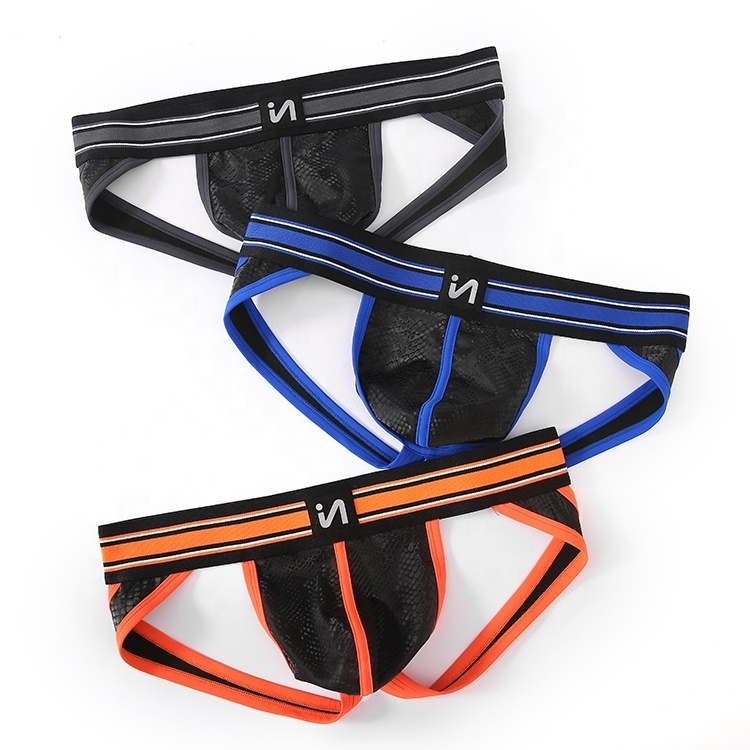 Men's Crotchless Panties Custom Name Gay Sexy Jockstrap Thongs Comfortable Underwear For Men