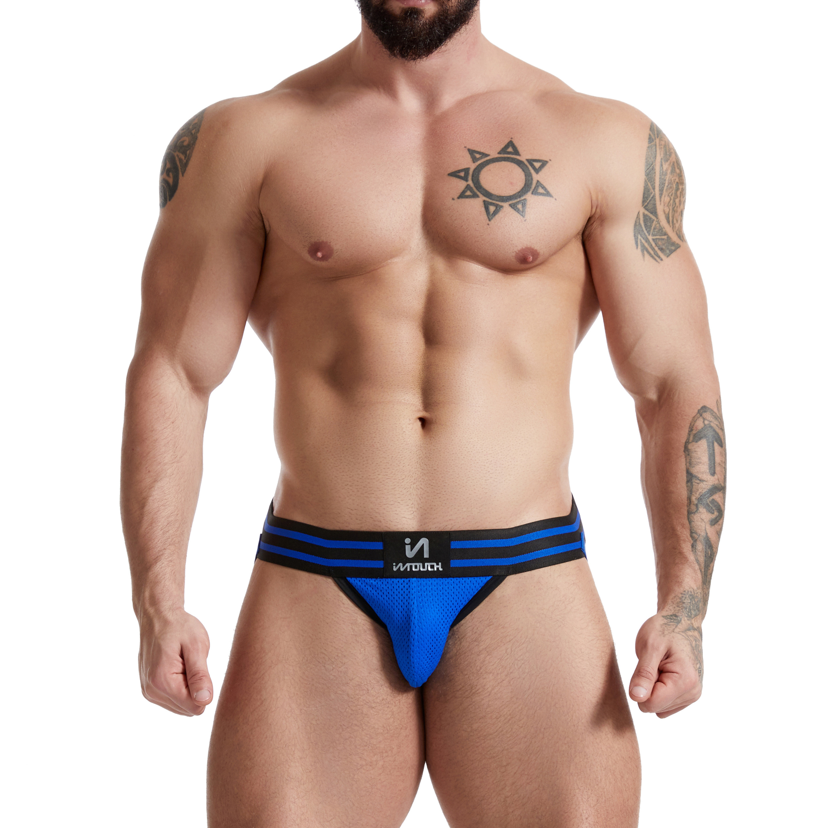 Sexy Male Jock Strap Underwear Hot Men In Stretch Mesh Breathable Jockstraps Gay Sexy Underwear Pump Pouch