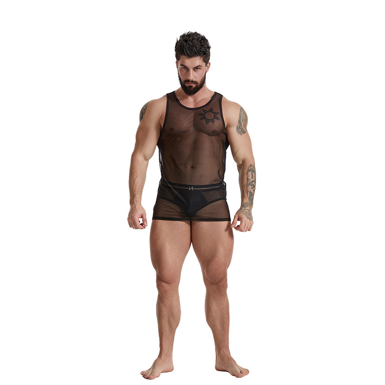 Mens Sexy Transparent Mesh Brief Underwear See-through Black Tank Tops Gay Lingerie | BestSuppliers.com Mens Sexy Transparent Mesh Brief Underwear See-through Black Tank Tops Gay Lingerie | BestSuppliers.com