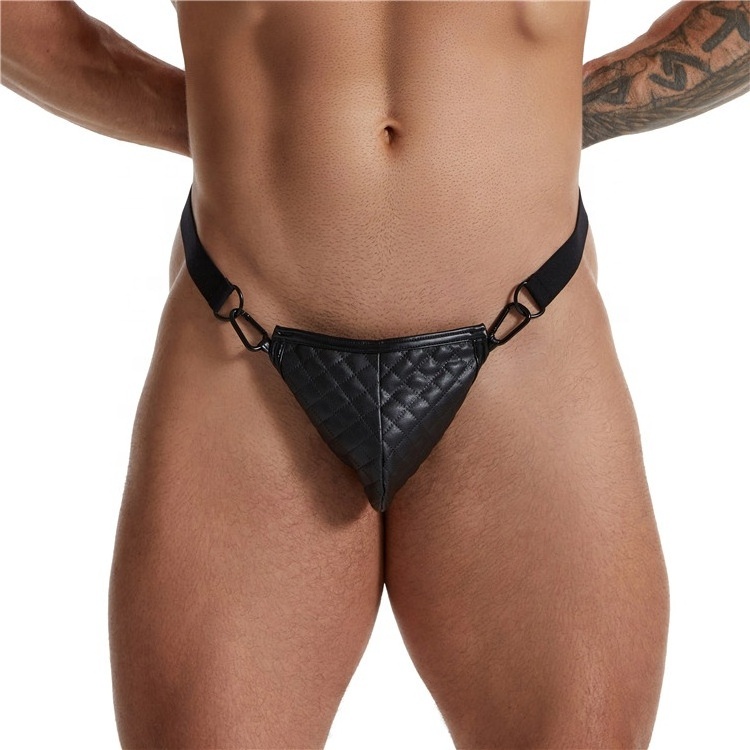 Gay Hot Sexy Club Wearing Leather Underwear Mens Erotic Thongs And G Strings