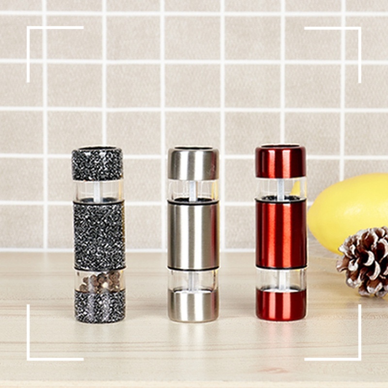 Hot Selling Mini Manual Outdoor Stainless Steel Sea Salt Grinder Seasoning Pepper Mill