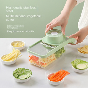 Cross-Border New Multi-Function Vegetable Cutter Household Multi-Function Potato Shredded Radish Grater Manual Shredder