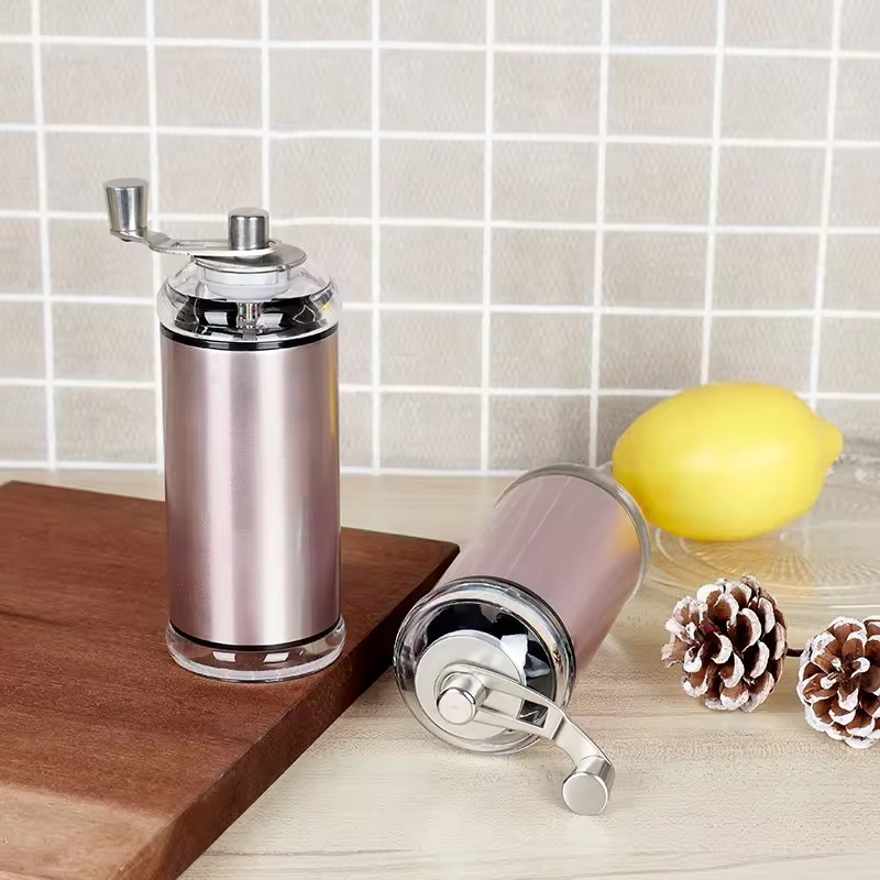 Hot Selling Wholesale Hand Crank Coffee Grinder Home Business Dual Purpose Grinding Stainless Steel Mill Portable Coffee Grinder