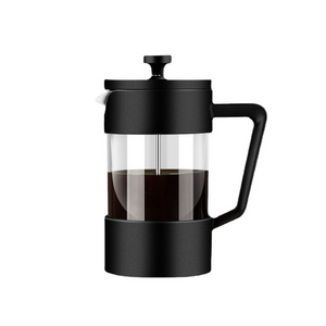 Portable Cold Brew Coffee Press Maker Heat-Resistant and Thickened Borosilicate 304 Stainless Steels Transparent Glass Design