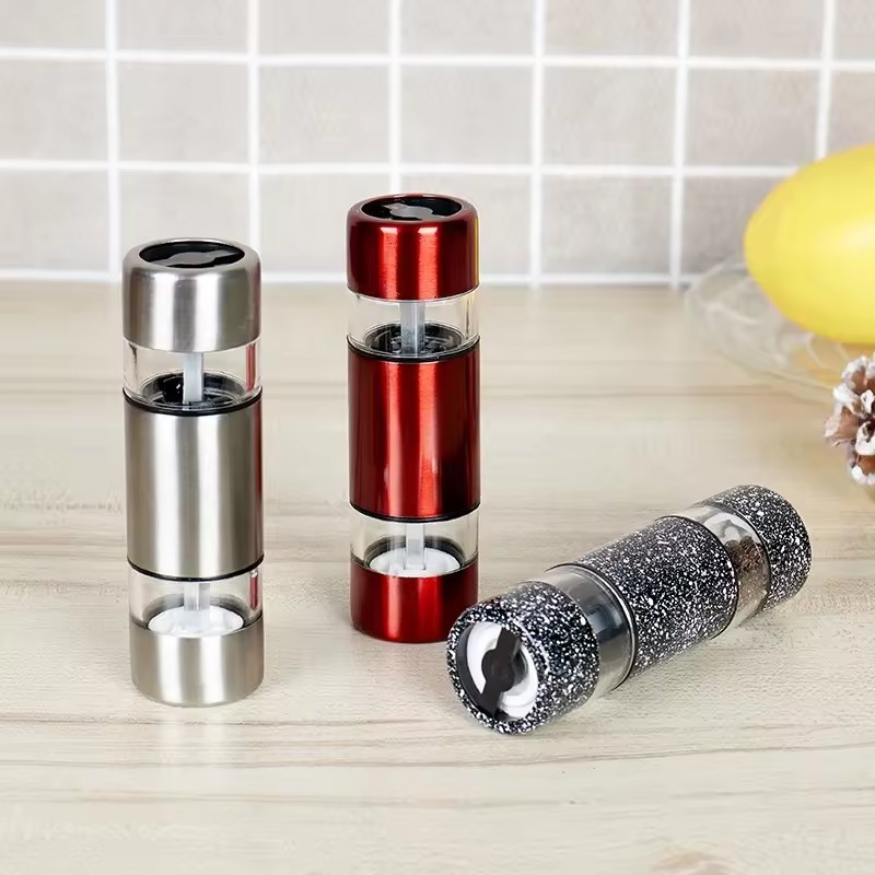 Hot Selling Mini Manual Outdoor Stainless Steel Sea Salt Grinder Seasoning Pepper Mill