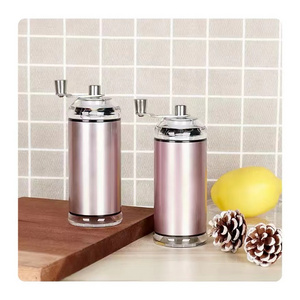 Hot Selling Wholesale Hand Crank Coffee Grinder Home Business Dual Purpose Grinding Stainless Steel Mill Portable Coffee Grinder