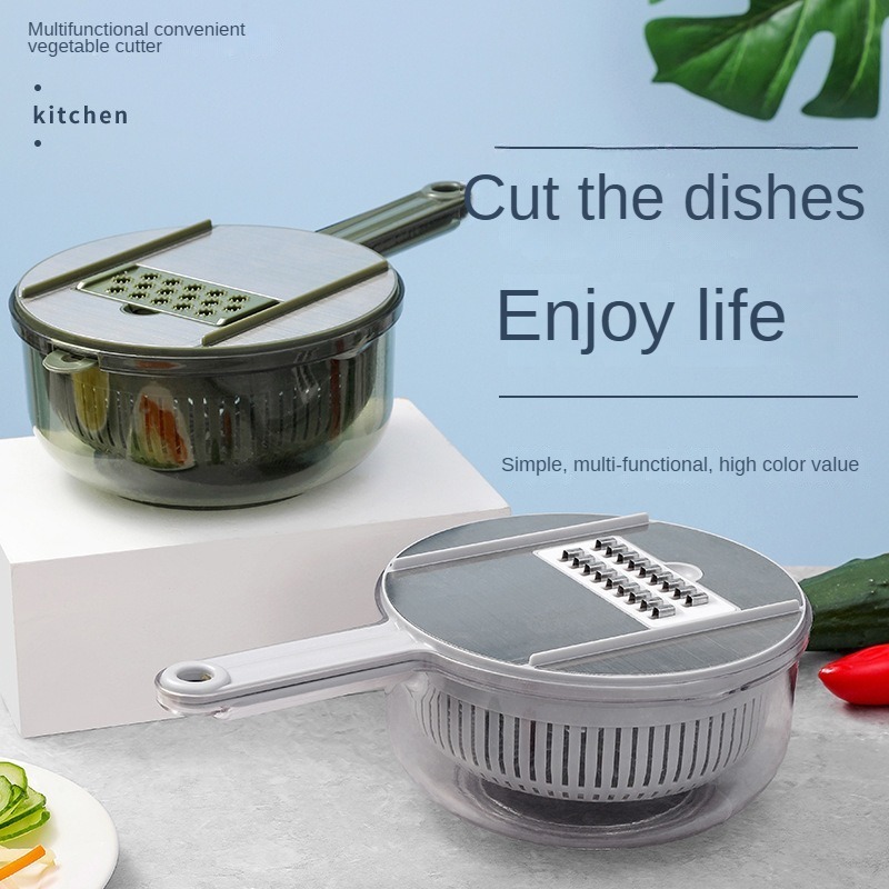 Multi-Functional Stainless Steel Vegetable Cutter Kitchen Vegetable Processing Shredded Slice Salad Grater Kitchen Grater