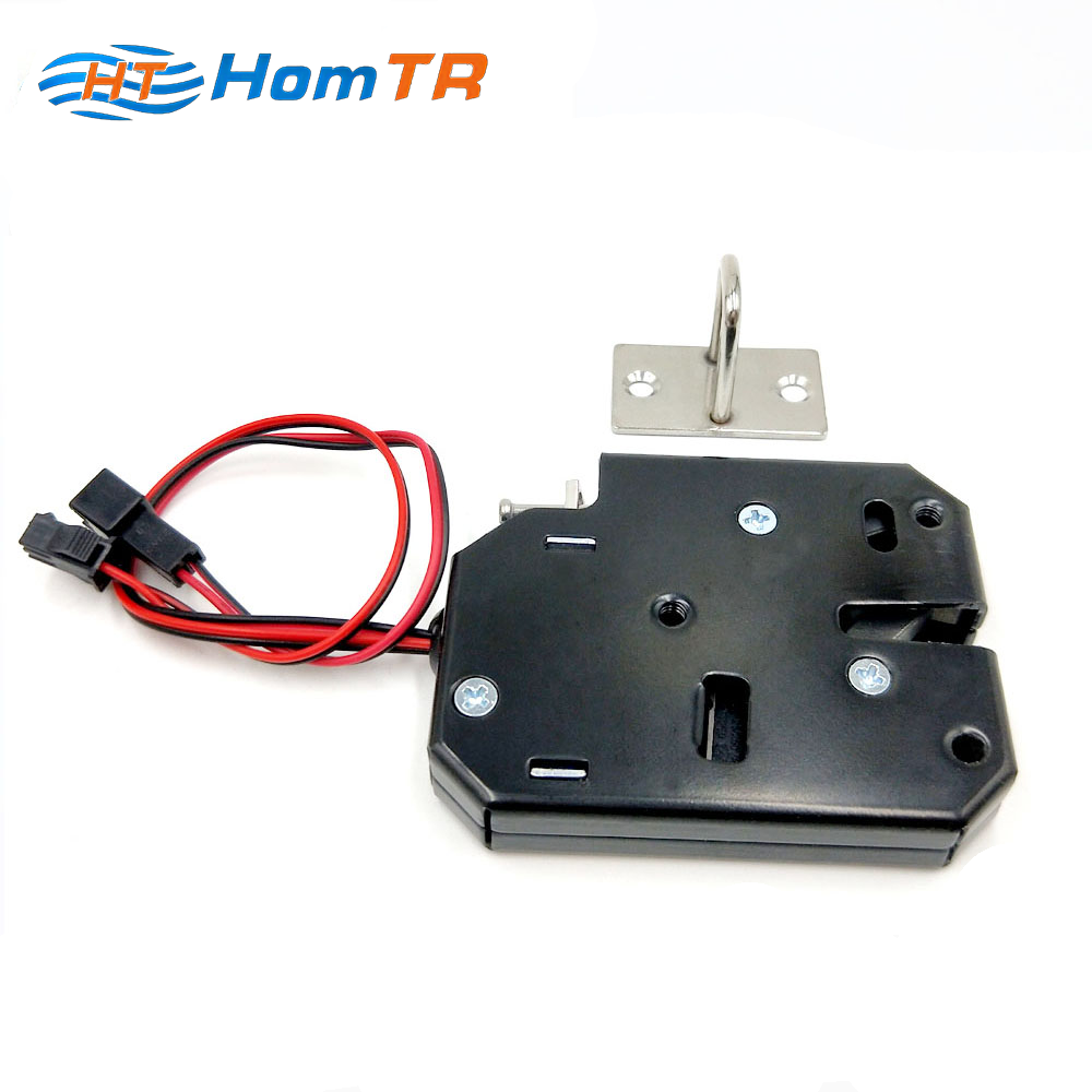 HomTR Electric Magnetic Lock Metal Material Express Cabinet Lock for Staff Locker Parcel Locker Electric Locks