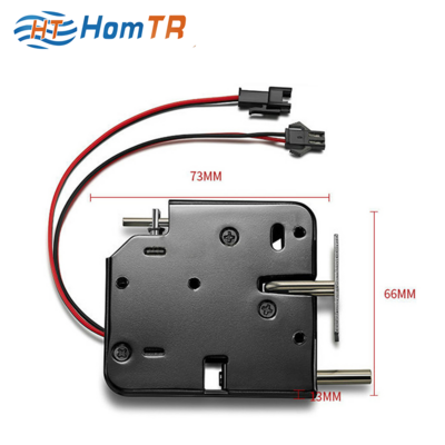 HomTR 12v 24v smart pin delivery parcel locker locking display cabinet furniture lock office solenoid locks