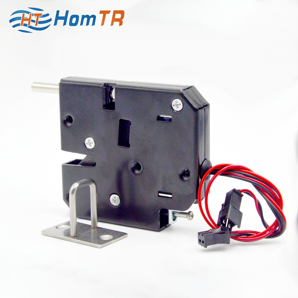 HomTR 12v 24v smart pin delivery parcel locker locking display cabinet furniture lock office solenoid locks