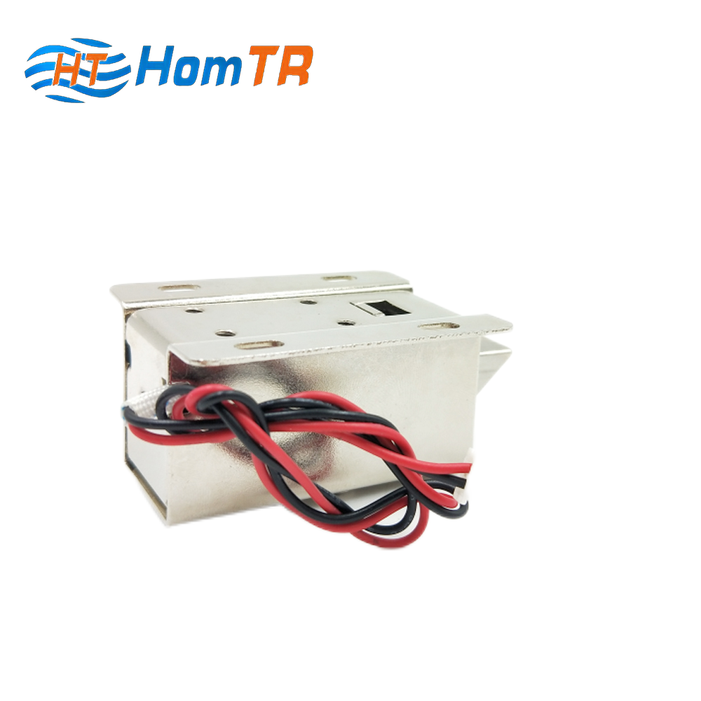 HomTR Safe Box Solenoid File Display Cabinet Electronic Lock 12VDC Drawer Latch Assembly