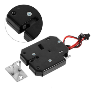 HomTR Electric Control Lock Solenoid Electronic Cabinet Latch Locks Mini Cabinet Plastic Lock