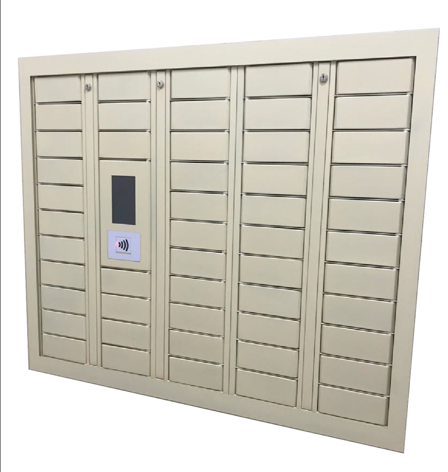 HomTR Intelligent Mini Metal Spa Laundry Storage Lockers Steel Parcel Delivery Express Smart Locker