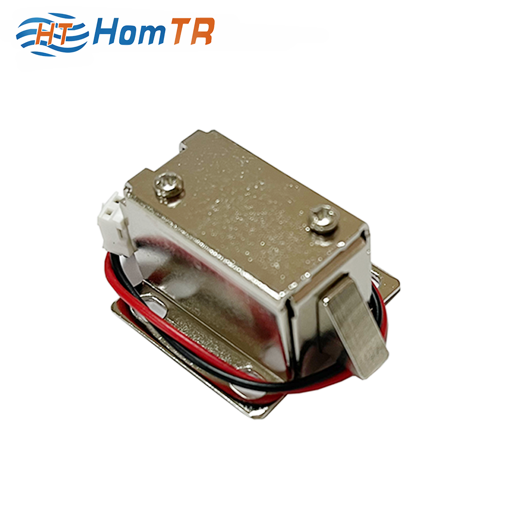 HomTR Dc 12/24v 27*30*19mm Mini Electromagnetic Solenoid Locks Electric Cabinet Safety Bolt Lock