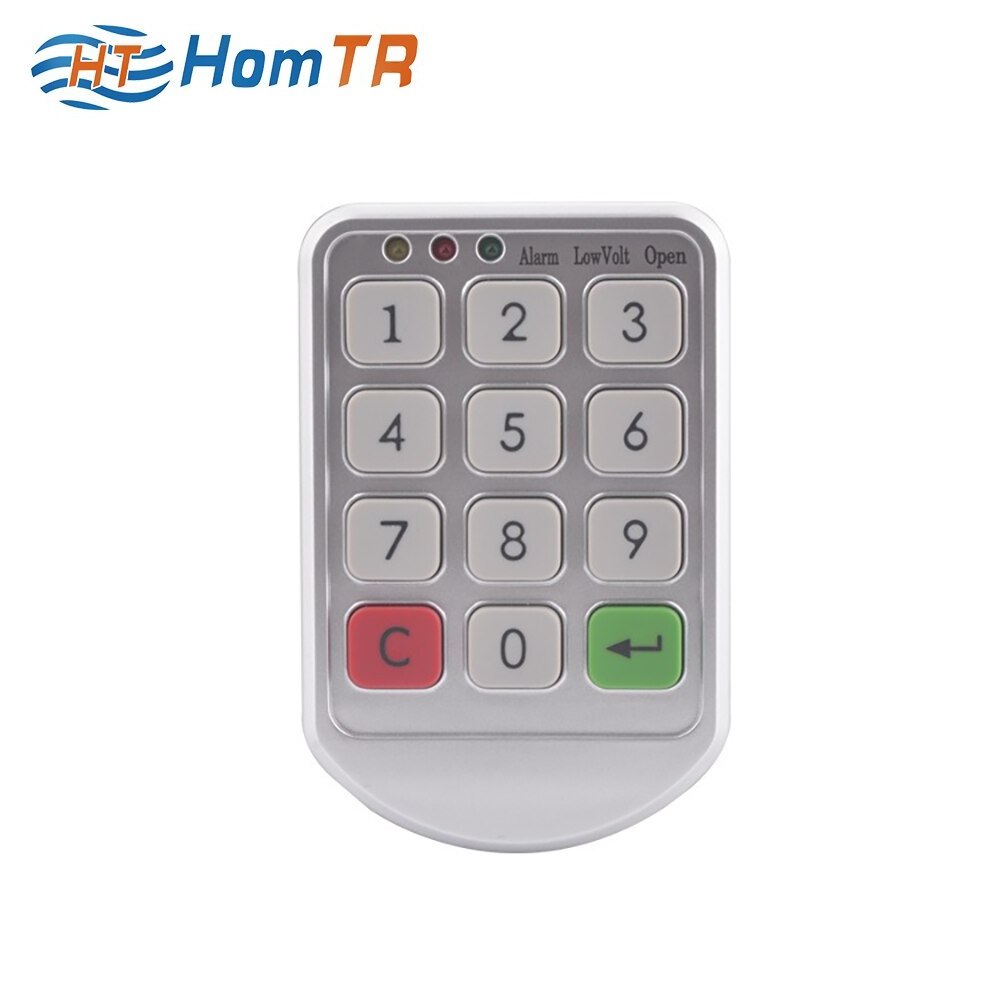 HomTR Battery Powered Indoor Safety Cabinet Gate TT Lock Passcode Keyless Smart Door Lock