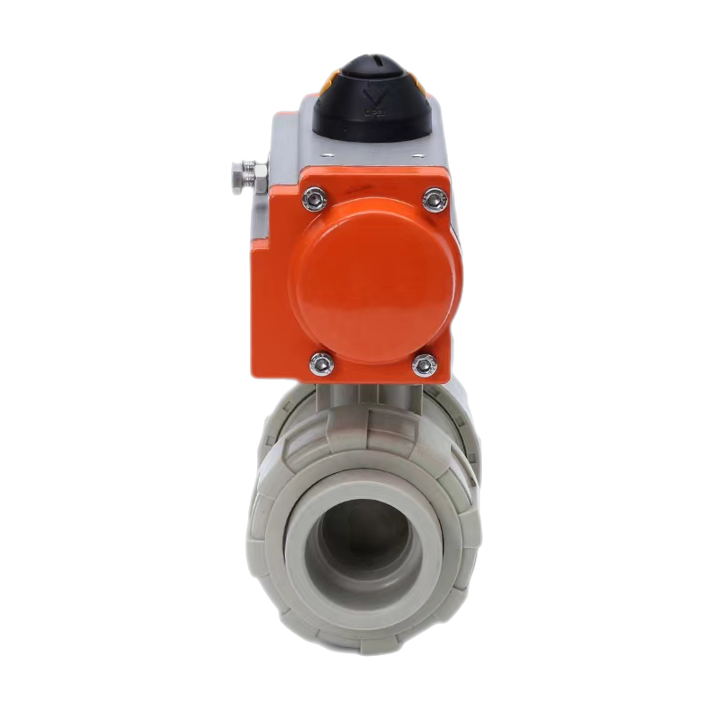 HomTR 24V Dc Electric Radiator Flow Control valve Pvc Plastic Shut Off Gas Air Proportional Ball Valves