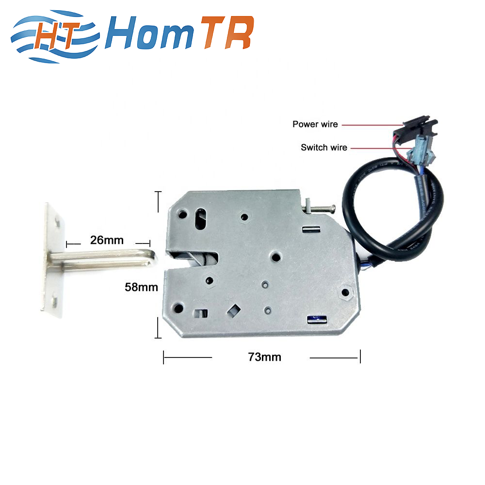 HomTR electronic container circuit board pcb panel concealed lock combination lock for lockers