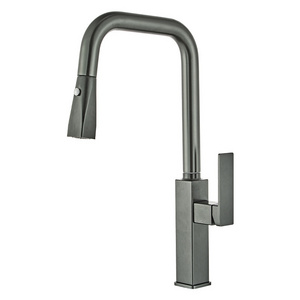 new design deck mounted kitchen faucet Pull Spray kitchen Faucet Rotating Spout  kitchen faucet Modern