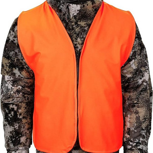 High-Visibility Waterproof Deer Bow Hunting Gear Blaze Orange Hunting Vest fishing Camping Outerwear Forest Camouflage Clothing