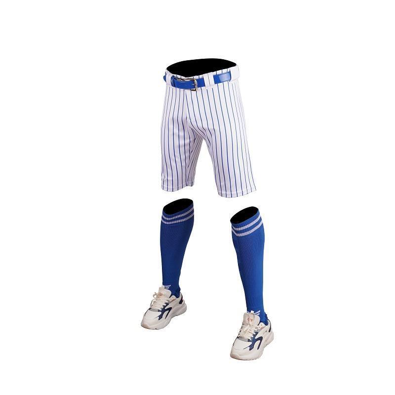 OEM Custom New Design Sublimation navy Baseball Pants gray shorts Wholesale Cropped Baseball Pants