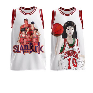 custom rasta sublimation-basketball-jersey-uniform-design anime basketball jersey