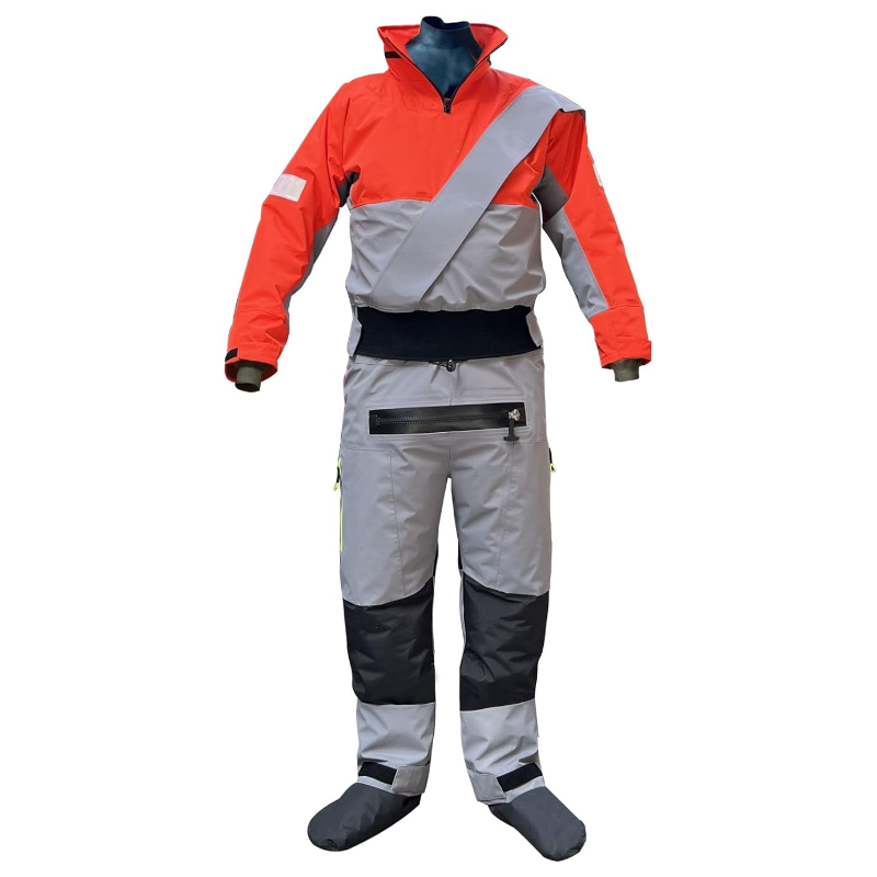 Paddling Waterproof Kayak Drysuit Men in Cold Water Breathable Water Sports Dry Suit Rescue Survival Dry Diving Suit