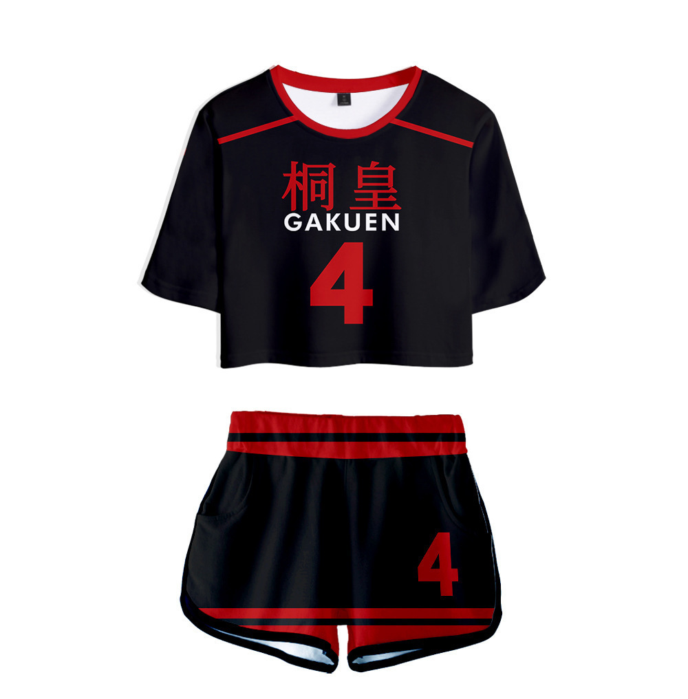 baseball dresses for women striped crop baseball jersey tshirts and shorts set