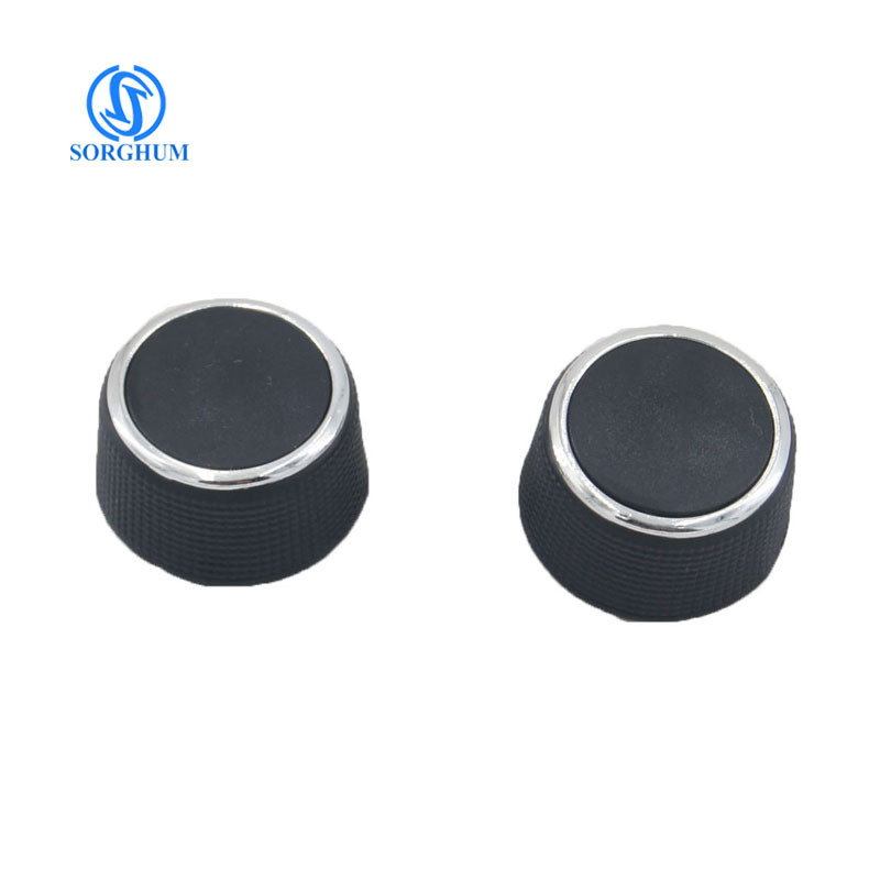 2 Rear Control Knobs Audio Radio For Escalade Enclave Tahoe For Chevrolet For GMC Pair 22912547