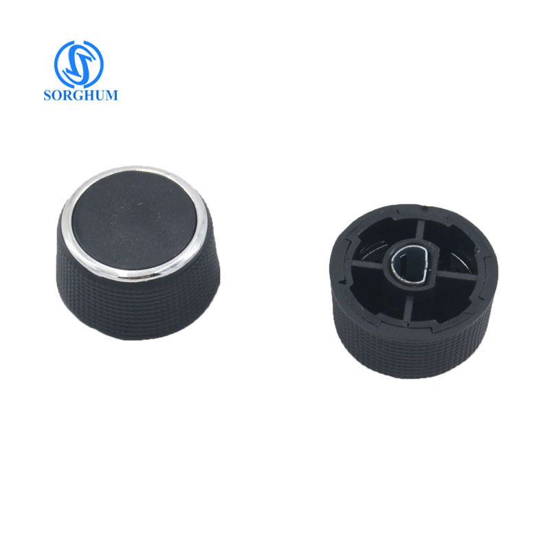 2 Rear Control Knobs Audio Radio For Escalade Enclave Tahoe For Chevrolet For GMC Pair 22912547