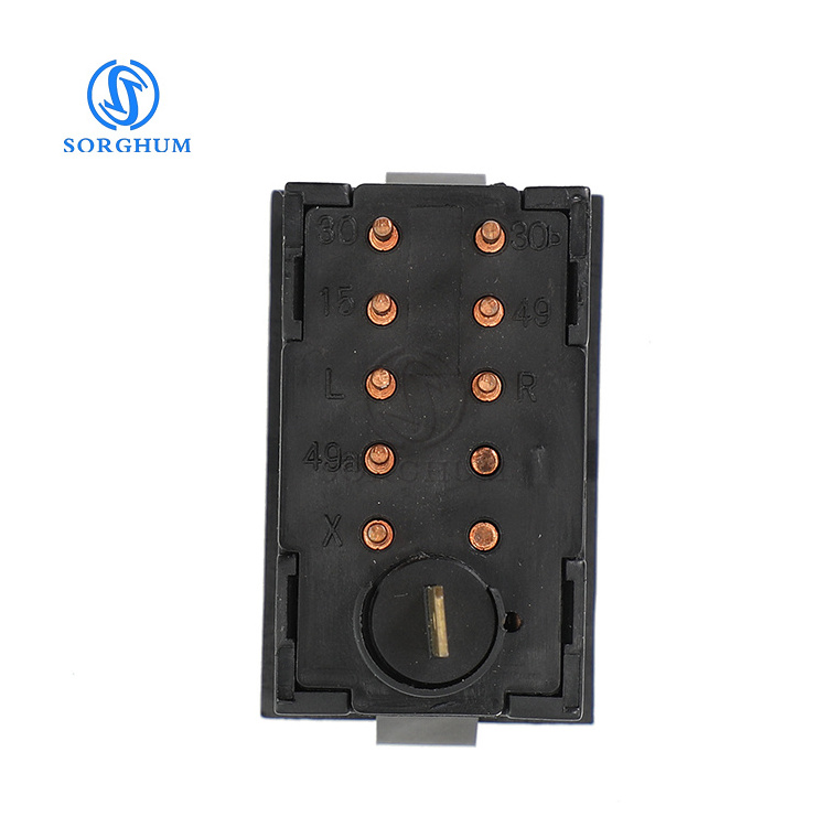 Sorghum 9 pins 1575700 Hazard warning Switch emergency light switch For Volvo