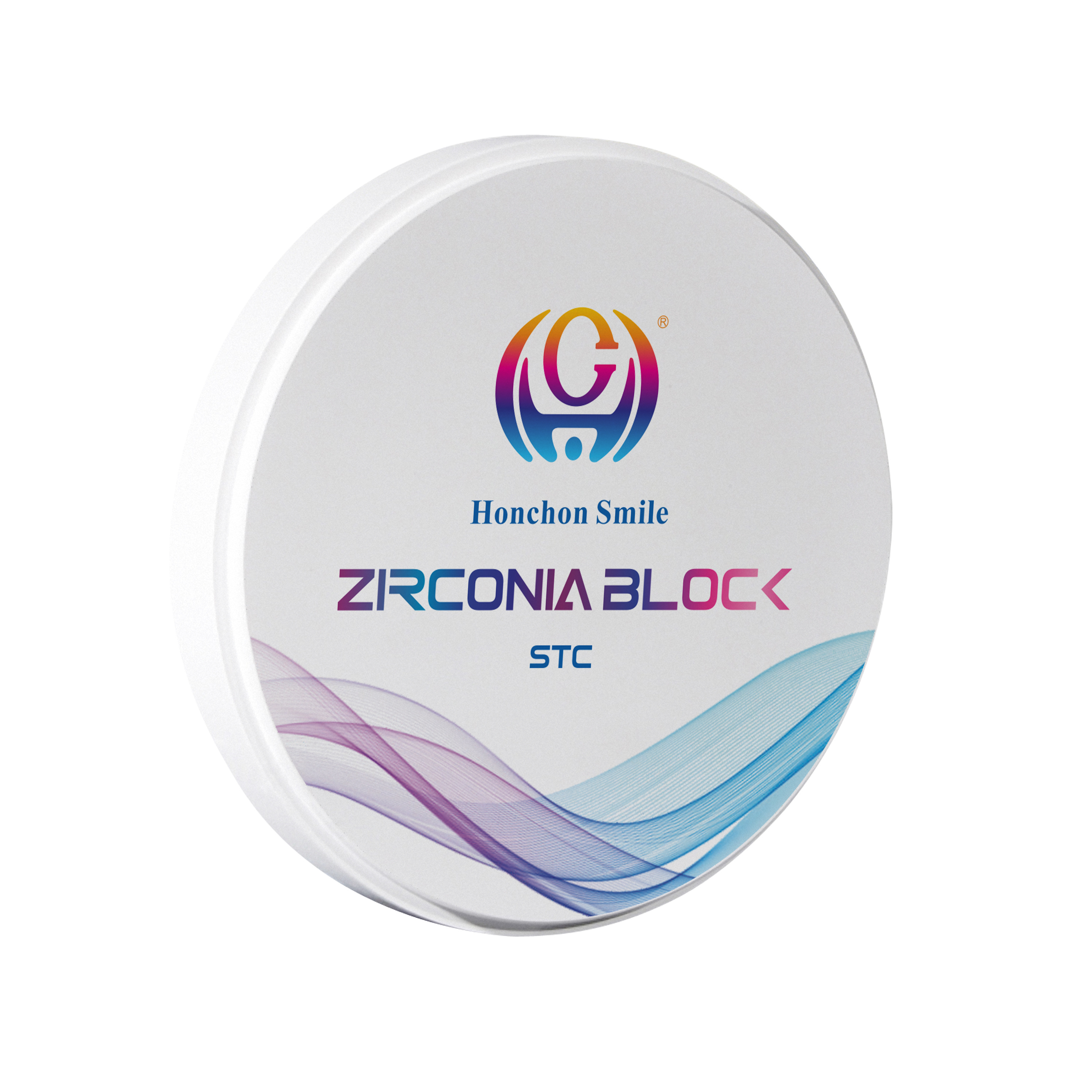 1100 MPA and 43% Translucency STC Pre-shaded Dental Zirconia Block price 16 Colors optional CAD CAM zirconia pucks