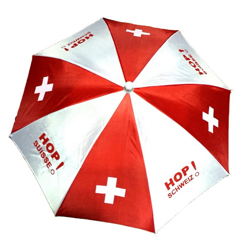 2024 Hot selling Switzerland football fan head umbrella