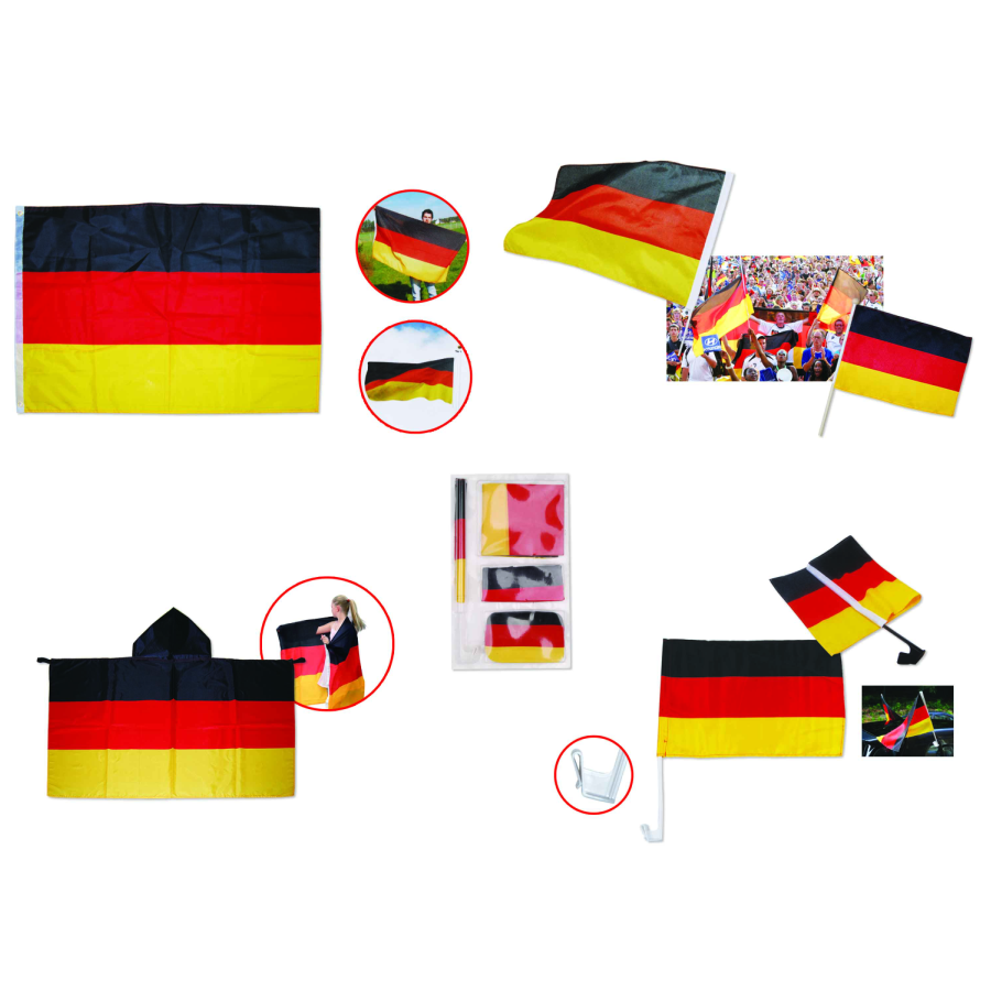 2024 Deutsch national flag head umbrella german colors flag head umbrella