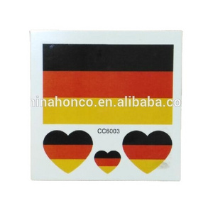 Holland flag nail sticker kit/non-toxic football nail stickers set for Euro