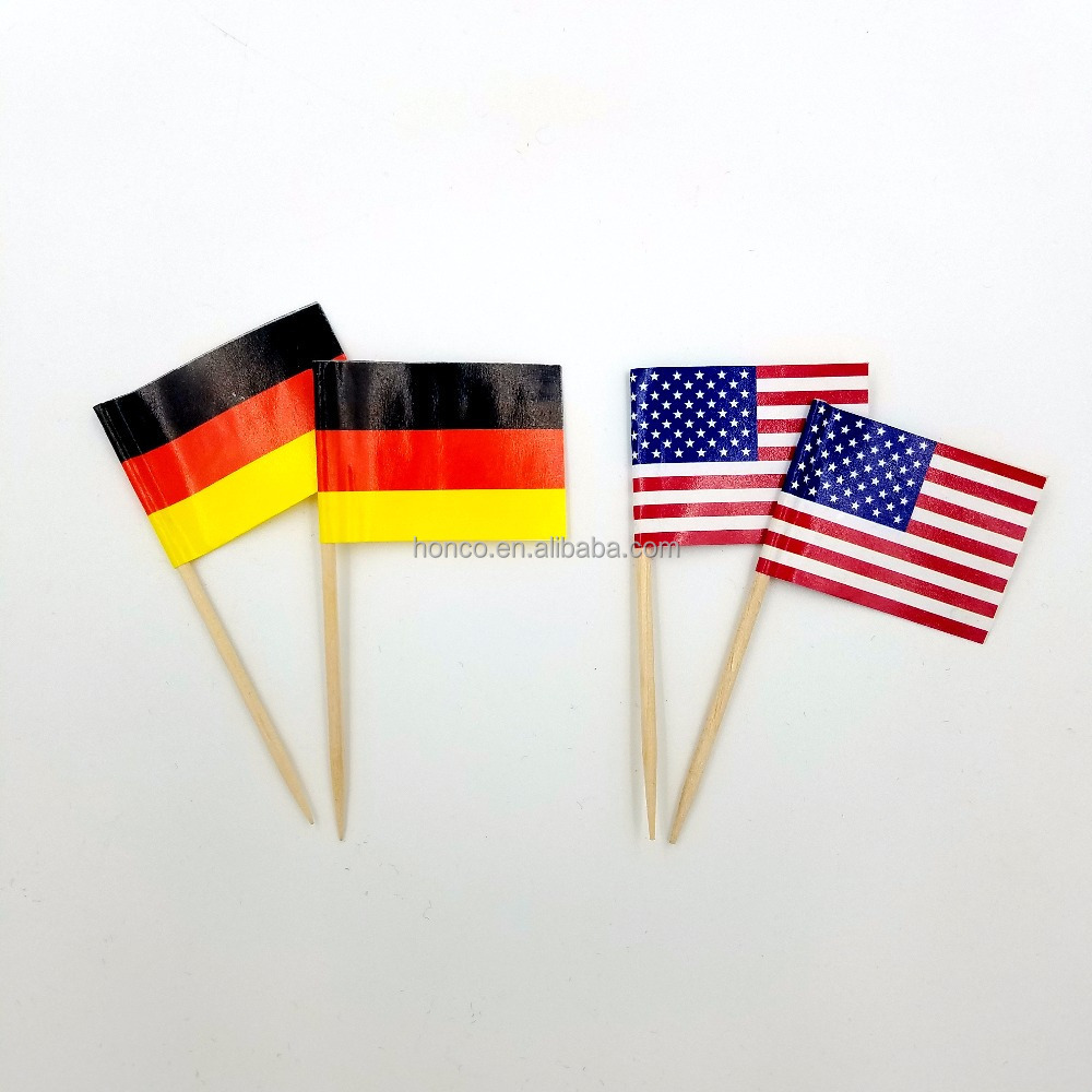 Branded toothpick flags with cheap price