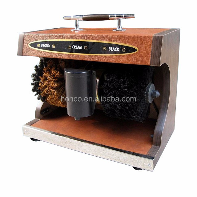 Household shoe polish shine machine