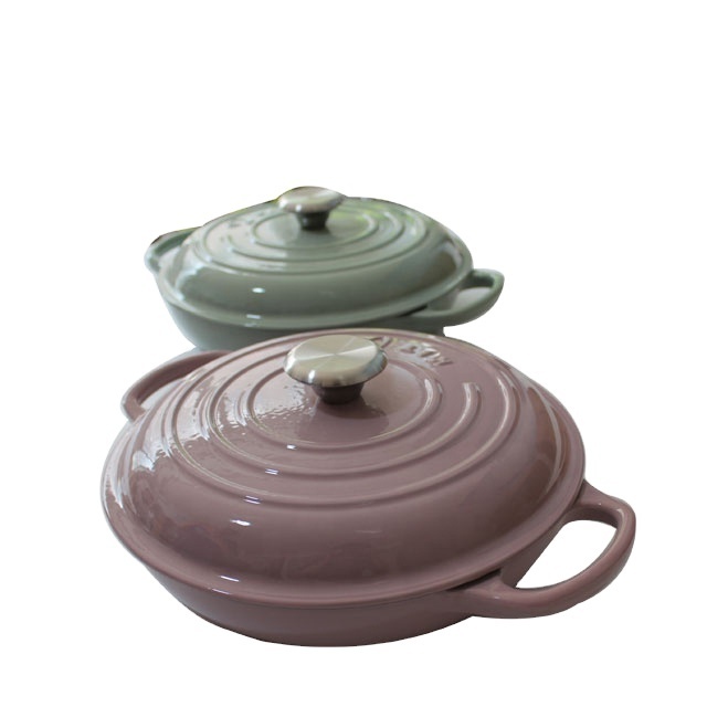 Health and environmental protection Cast iron cooking tagine Moroccan pot with ceramic lid