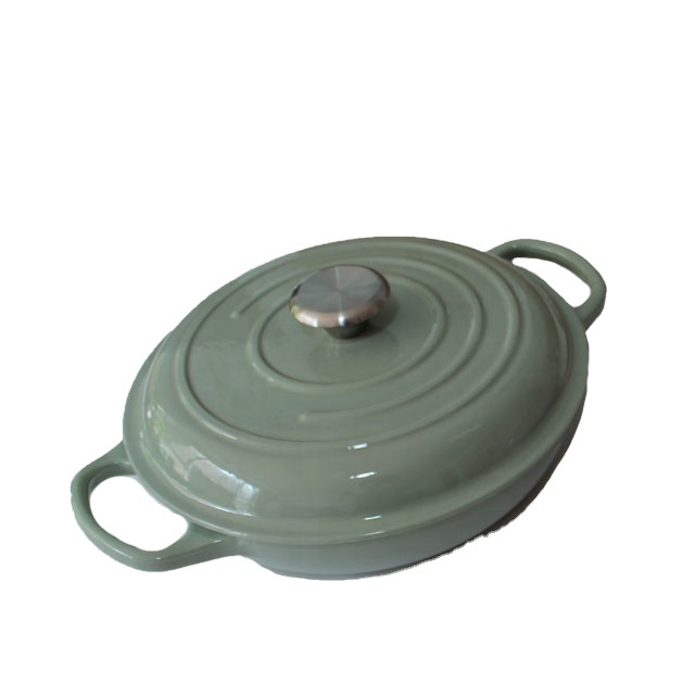 Health and environmental protection Cast iron cooking tagine Moroccan pot with ceramic lid