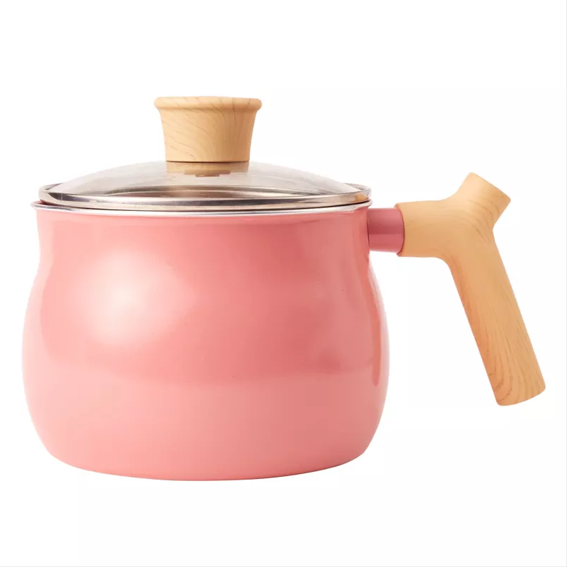 General Use Classic Cooking Pot Non-Stick Soup Pot Handle Mini Milk Pots